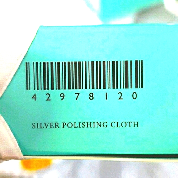 Tiffany & Co 18x18" Polishing Cloth Box Ribbon Bag Tissue Paper 4 T&C Cards NWT - Picture 9 of 9